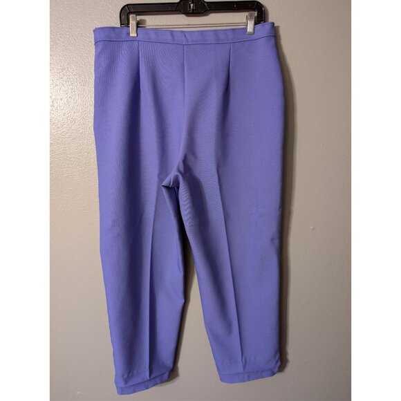 Vintage Levi's Bend Over Trousers Size 18 Periwinkle Blue Trevira USA - Picture 4 of 9